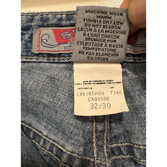 Silver Jeans Button Fly Vintage Flare Leg Bootcut Jeans Size 32 Canada - Picture 16 of 16